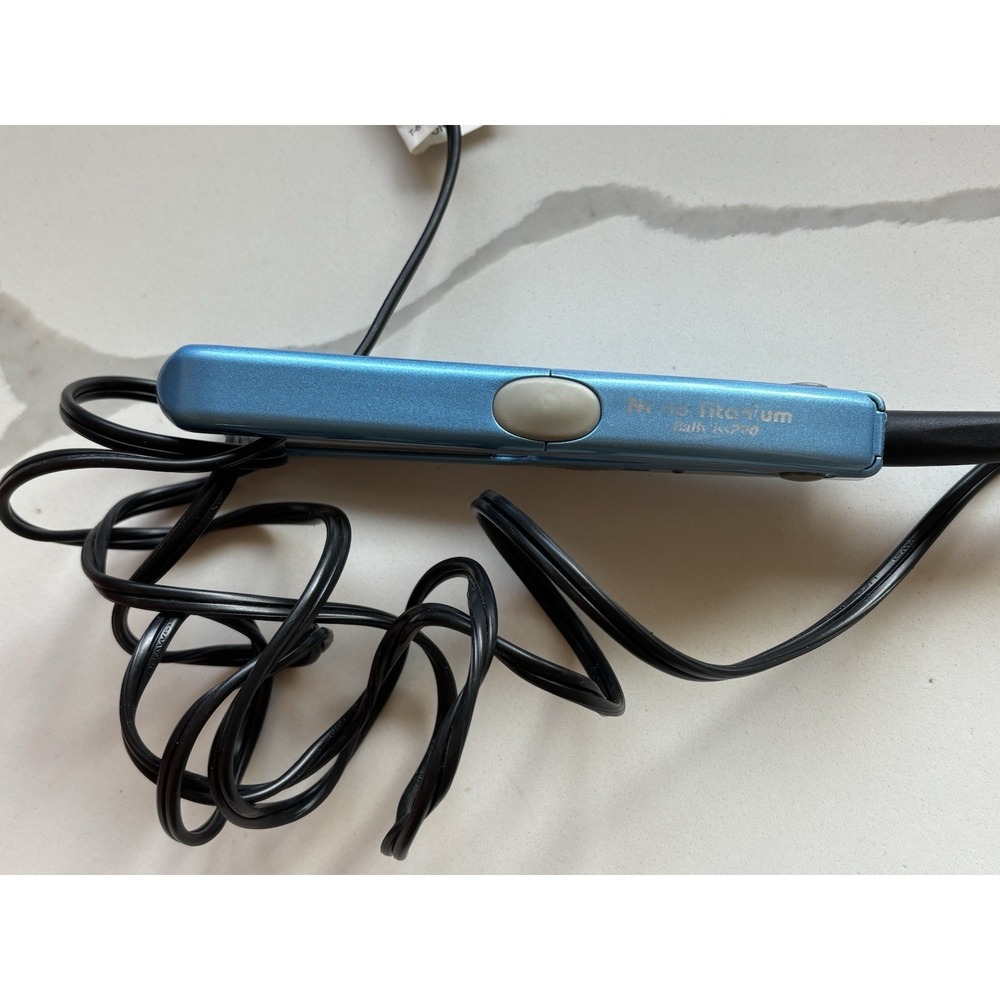 BaByliss PRO Nano Titanium 1/2" Travel Mini Flat Iron Hair Straightener - Tested